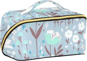 Spacious Rhombus Cosmetic Bag for Women Large Capacity Makeup Bag for Travel and Daily Use