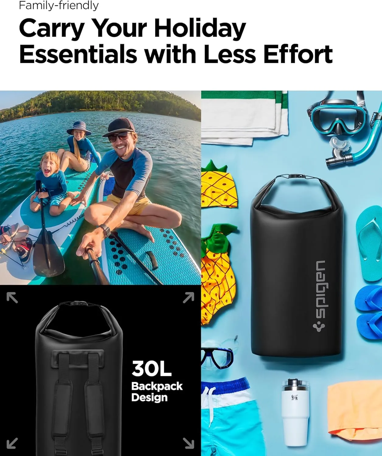 Spigen AquaShield Waterproof Dry Bag A631 30L