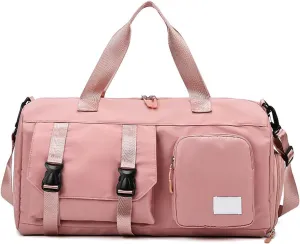Sports Gym Bag Duffle Bag with Shoes Compartment, Waterproof Lightweight Travel Duffle Bag for Gym Swimming Vacation