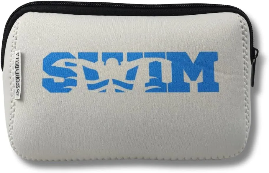 Sportybella Girl Swimmer Gifts Makeup Bag Swim Lover Gifts Swimming Team Gifts Swim Cosmetic Bags Gifts Women Swimmer Swim Lover Daughter Friends Travel Toiletry Pouch
