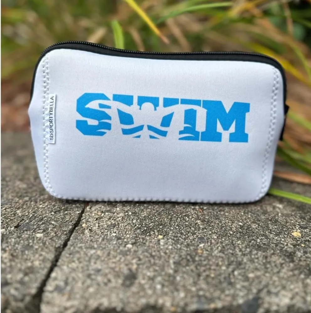Sportybella Girl Swimmer Gifts Makeup Bag Swim Lover Gifts Swimming Team Gifts Swim Cosmetic Bags Gifts Women Swimmer Swim Lover Daughter Friends Travel Toiletry Pouch