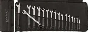 Stahlwille 96401005 14/17 Combination Spanner Set, Open-Box Long, 17 Piece Set, 6.0-22mm Range, High-Performance Quality, Chrome-Alloy-Steel, Made in Germany