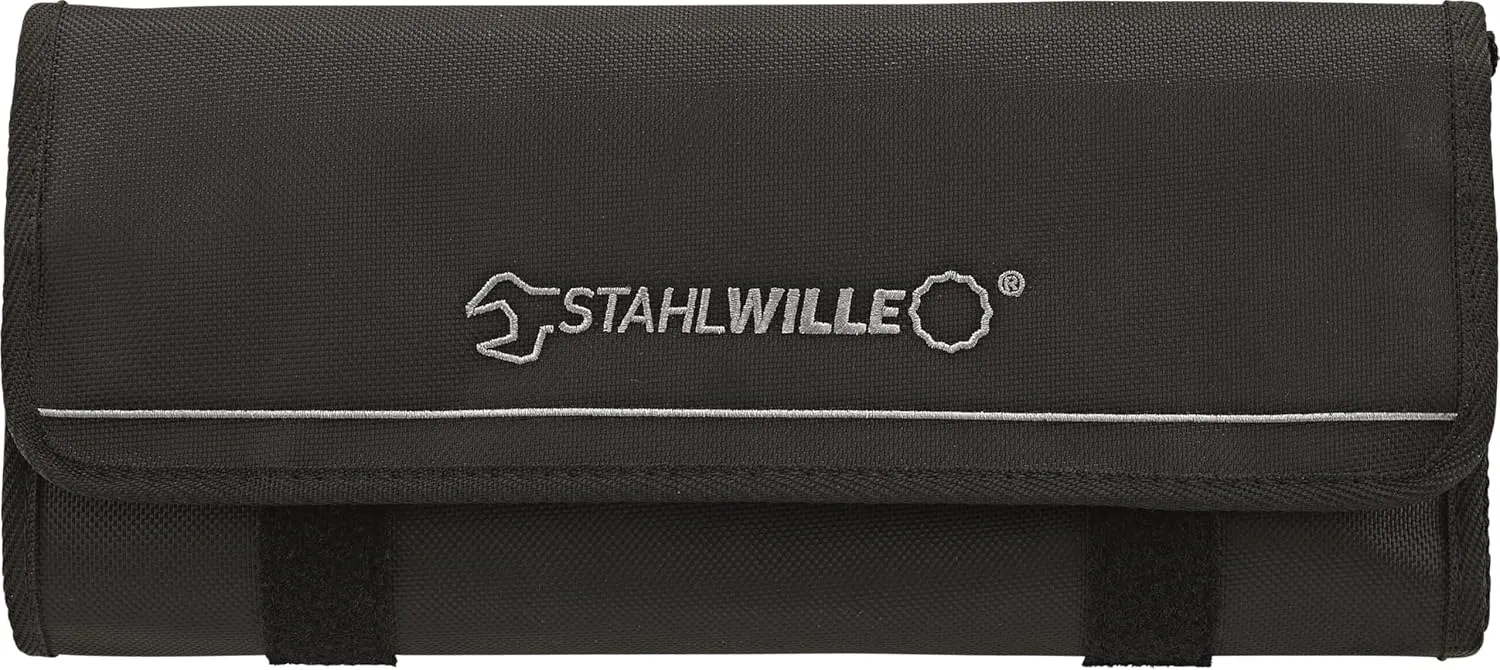Stahlwille 96401005 14/17 Combination Spanner Set, Open-Box Long, 17 Piece Set, 6.0-22mm Range, High-Performance Quality, Chrome-Alloy-Steel, Made in Germany