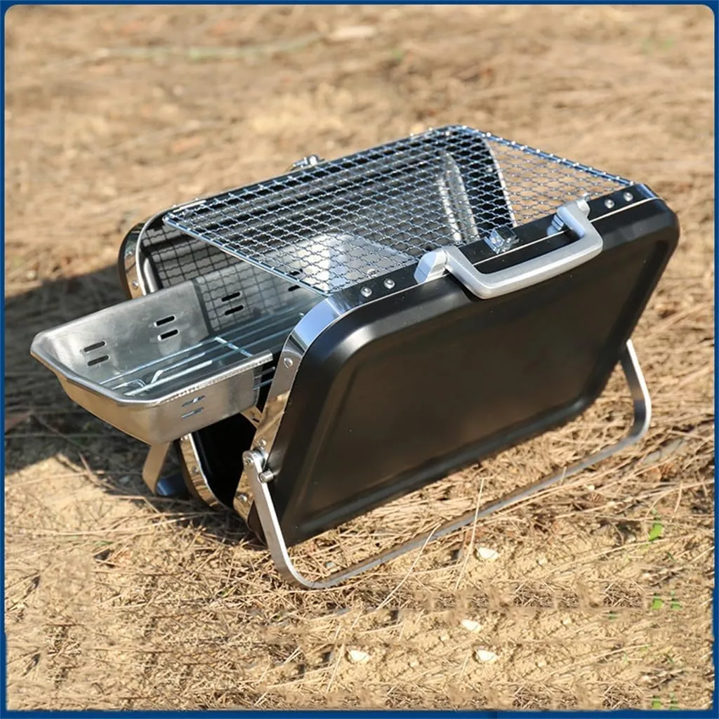 Stainless Steel Barbecue Stove Household Portable Barbecue Rack Outdoor Camping Oven