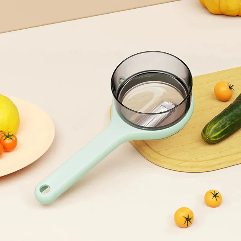 Stainless Steel Peeler – Sharp & Mess Free with Storage