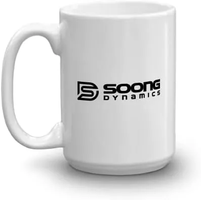 Star Trek: Picard Soong Dynamics White Mug - Officially Licensed