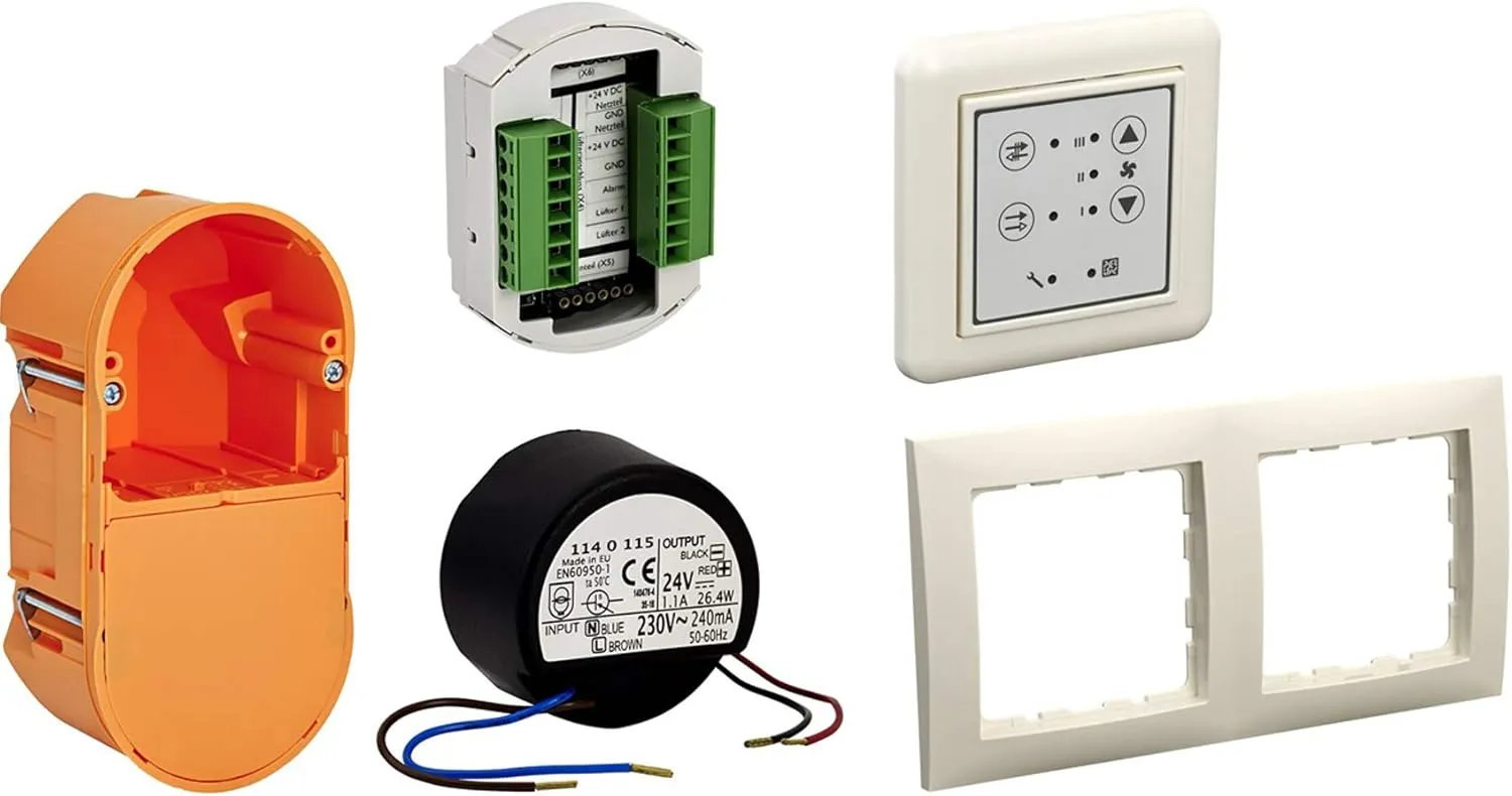 Stiebel Eltron 236669 ZLWE 40-2 Set Panel for Controlling 2 Ventilation Units, für bis zu 2x LWE 40 Einzelgerät, For up to 2 x Lwe 40 Single Devices