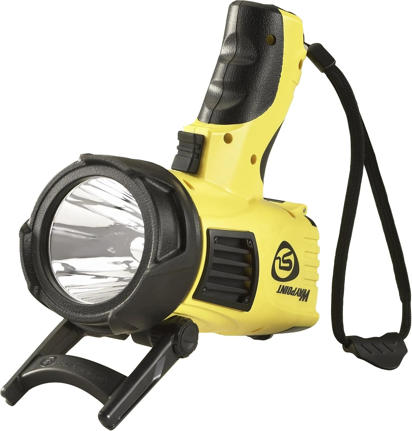 Streamlight 44900 Waypoint 550-Lumen LED Pistol-Grip Spotlight With 12-Volt DC Power Cord and Polymer Mount/Holder, Yellow