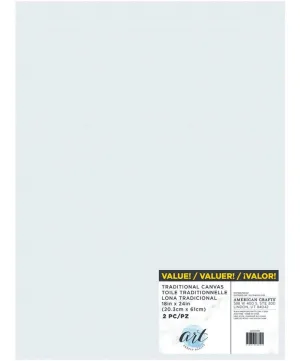 Stretch Canvas, 18" x 24" - Art Supply Basics - American Crafts