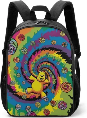 Stylish Backpack, Dancing Thanksgiving Bear Print Durable Backpack Travel Backpack Hiking Backpack Ergonomic Backpack Comfortable Backpack, Style