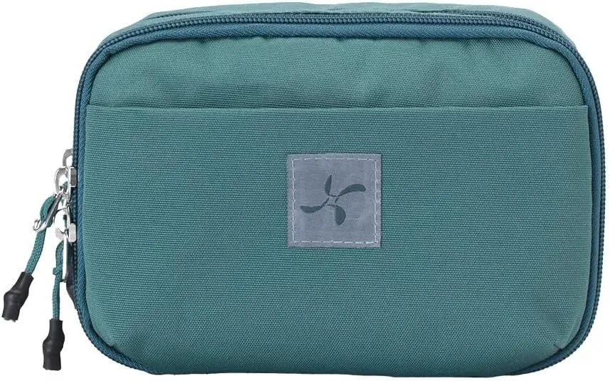 Sugar Medical Insulated Diabetes Supply Bag – Glucose Meter Case & Diabetic Organizer | Crossbody or Belt Bag for Insulin, Test Strips, Lancets & More. (Pine)