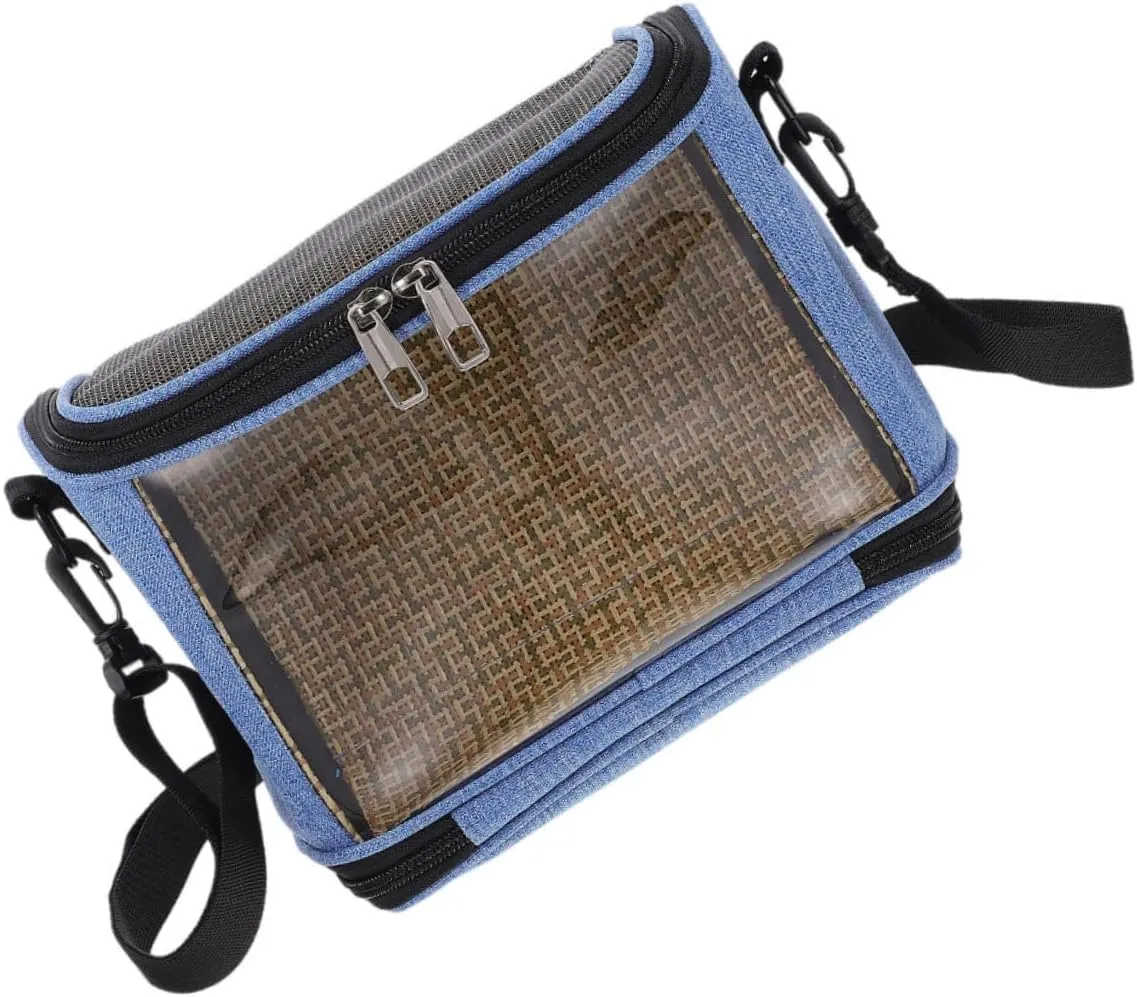SUPVOX 1Pc Hamster Carrier Bag Portable Animal Storage Backpack with Fully Detachable Zipper Easy to Clean for Travel with Hamsters Guinea Pigs Chinchillas and Hedgehogs