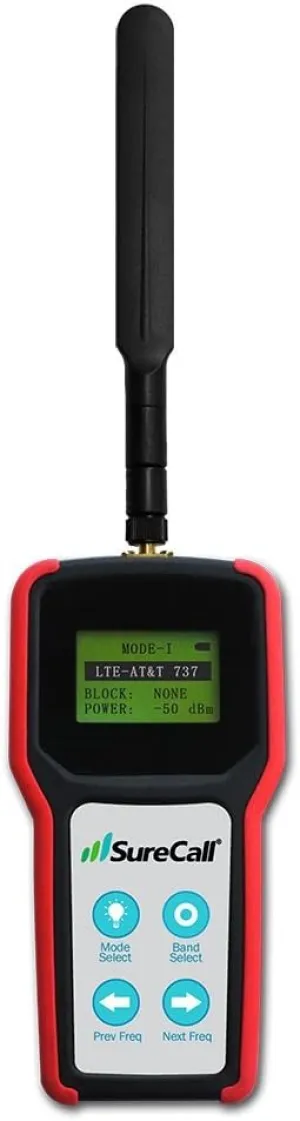 SureCall Five-Band RF Signal Meter for 4G LTE, Cellular, PCS and AWS Cell Phone Signal Booster Installation (SC-METER-01)