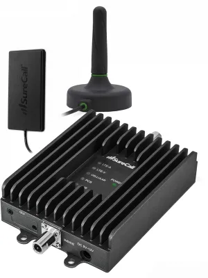 SureCall Fusion2Go 3.0 Vehicle Cell Signal Booster for Car, Truck, SUV, 5G/4G LTE Full Interior Coverage, Multi-User All Carrier Boosts Verizon AT&T Sprint T-Mobile, FCC Approved, USA Company