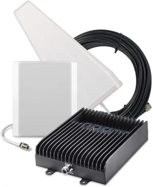 SureCall Fusion5s Yagi/Panel Cellular Signal Booster for All Carriers 3G/4G LTE up to 6,000 Sq Ft (Renewed)