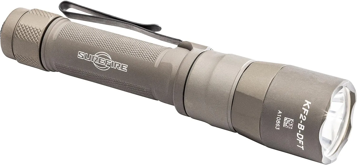 SureFire EDC2-DFT High-Candela Everyday Carry LED Flashlight, Tan