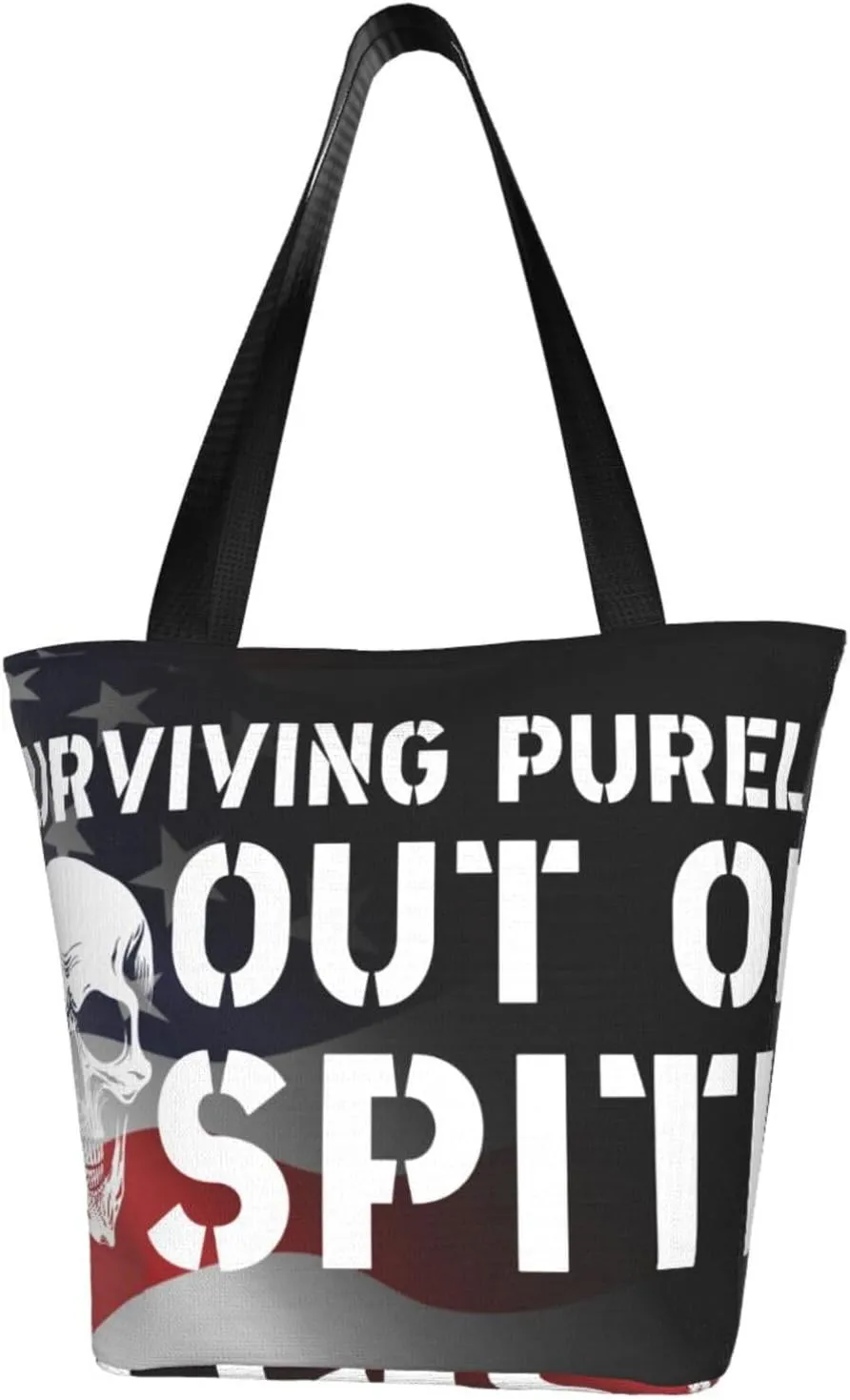 Surviving Purely Out Of Spite Fashion Shoulder Bag Large Capacity For Man Or Woman