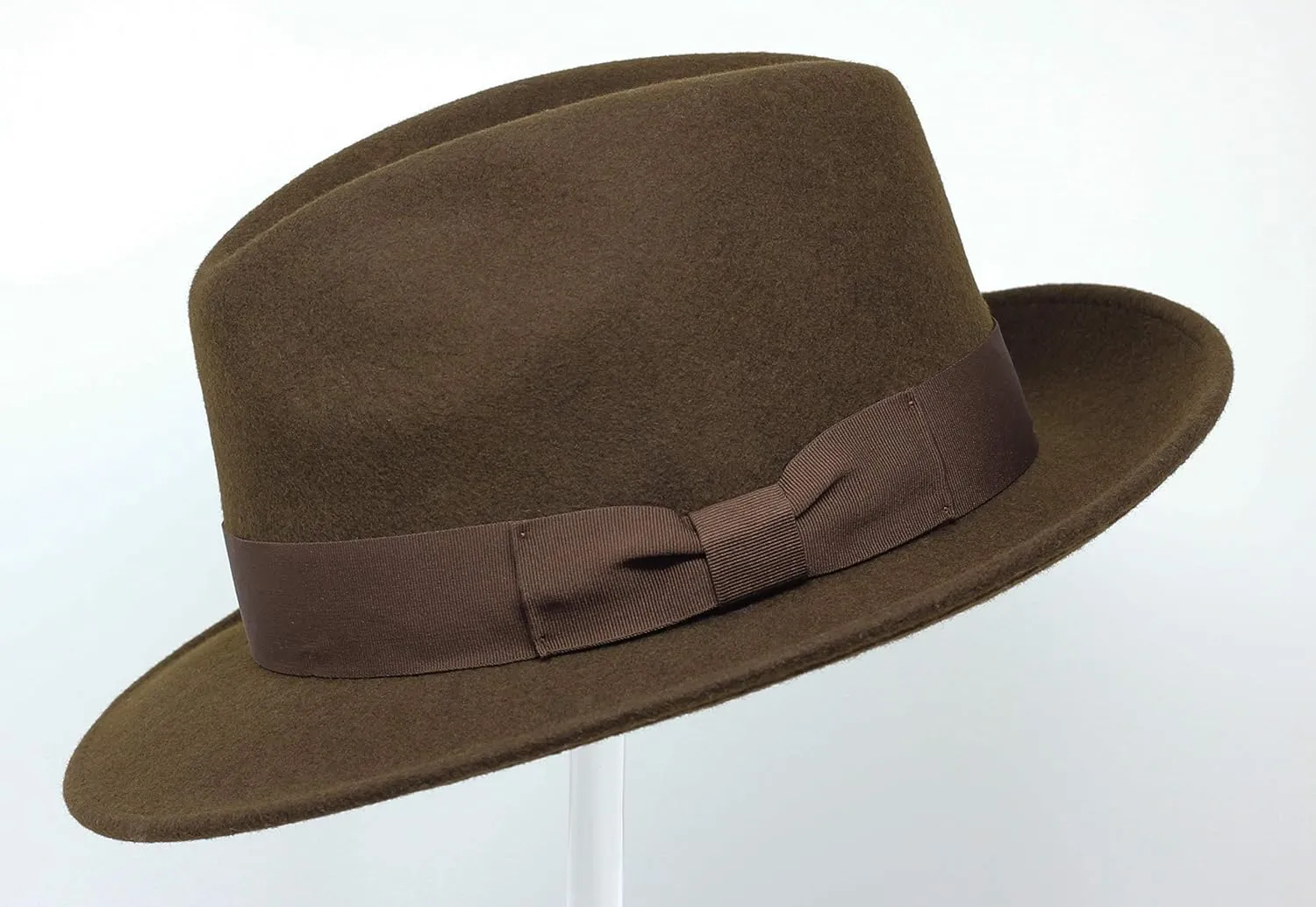 Swift - Lightweight Fedora - 100% Wool Felt - Crushable for Travel - Water Resistant - Snap Brim