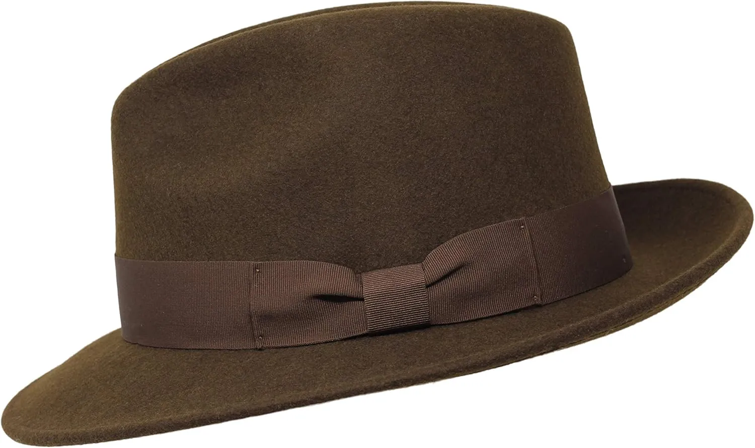 Swift - Lightweight Fedora - 100% Wool Felt - Crushable for Travel - Water Resistant - Snap Brim