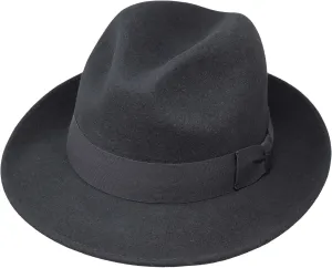 Swift - Lightweight Fedora - 100% Wool Felt - Crushable for Travel - Water Resistant - Snap Brim