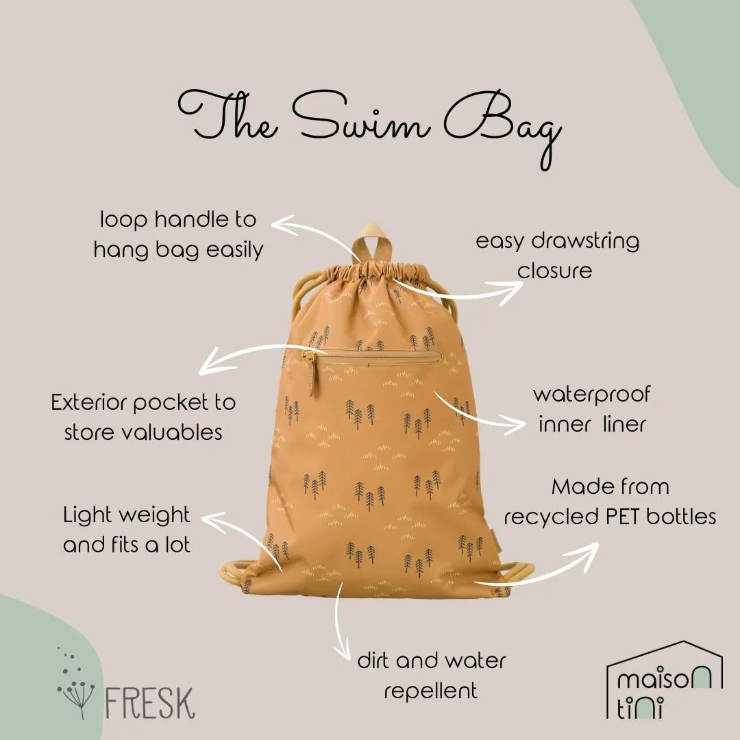 Swim Bag - Woods Spruce Yellow