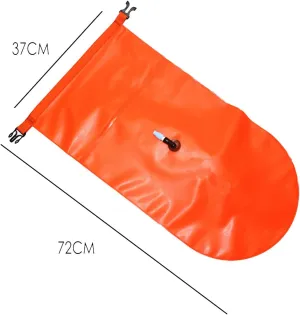 Swim Buoy,20L Storage Swimming Life-Saving Dry Drift Bag for Open Water Swimmers, Triathletes, Kayakers and Snorkelers, Highly Visible Buoy Float for Safe Swim Training