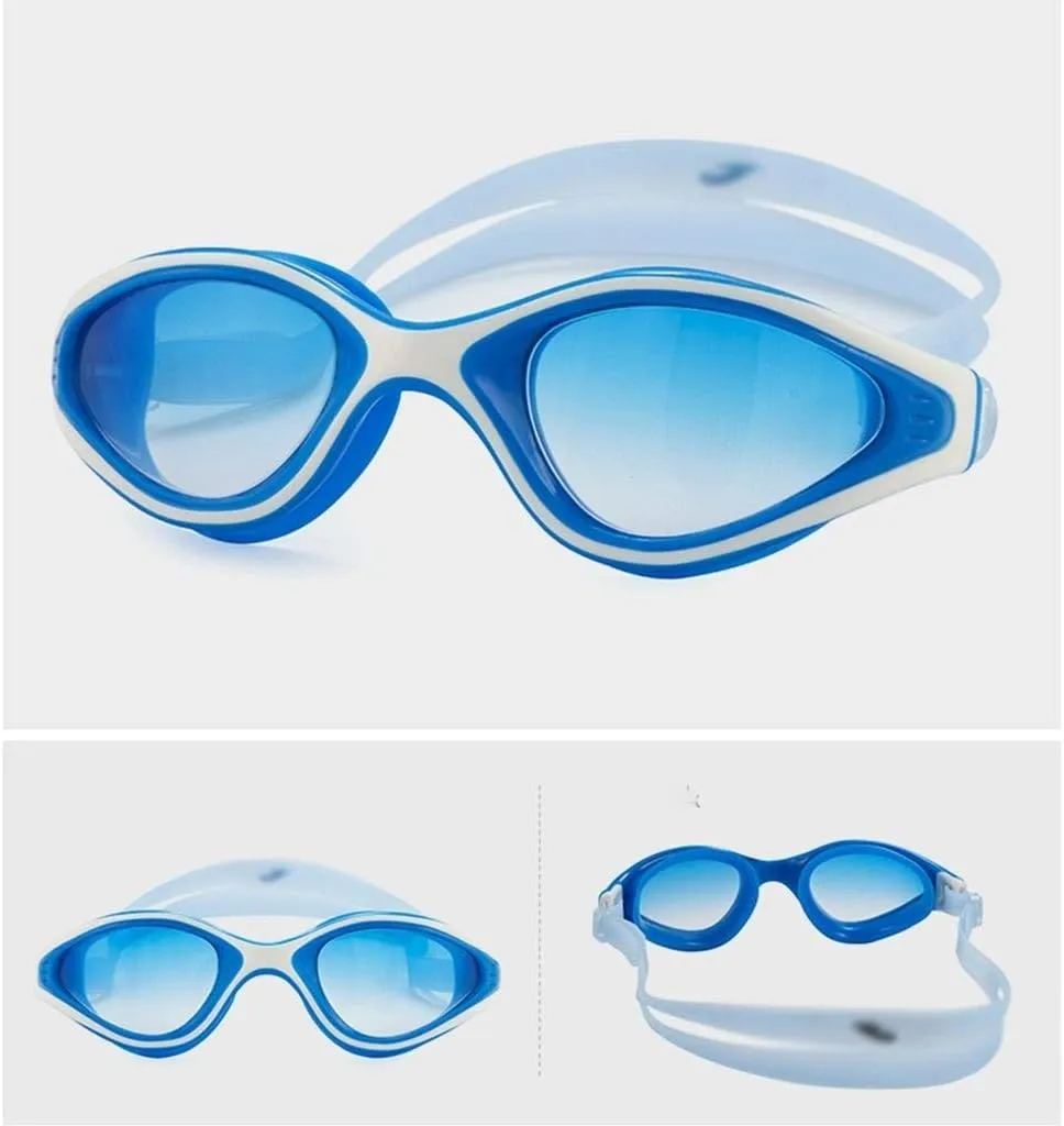 Swim Goggles, Swimming Glasses for Adult Men Women Youth Teens, Anti-Fog, UV Protection, Shatter-Proof,(D)