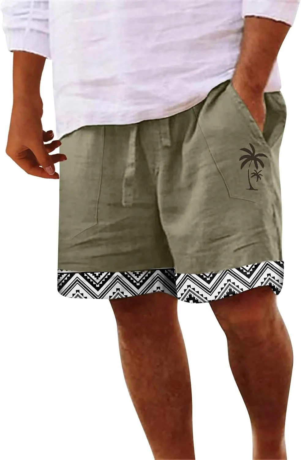 Swim Shorts Sweat Absorbent Breathable Beach Pants Bathing Suits for Men No Mesh Liner Big and Tall Swim Trunks for