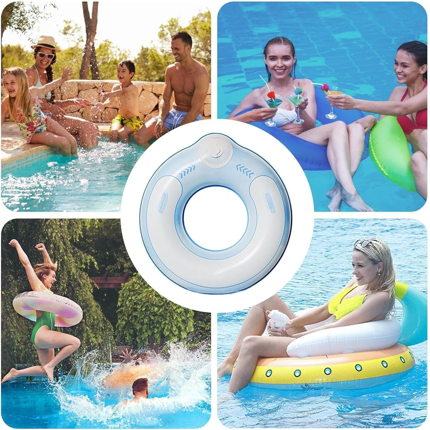 Swimming Pool Floats | Outdoor Water Floating Toy | Large Load-Bearing Capacity Buoyancy Floaty Water Supplies for Backyard Outdoor Lake Party Vacation
