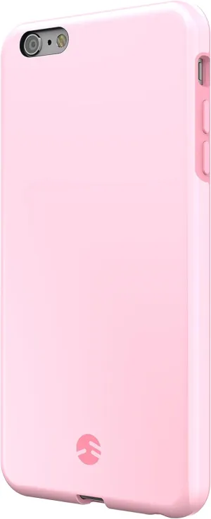 Switcheasy N  Hybrid Dual Colors Protective TPU Case   Native Touch Buttons for iPhone 6s Plus (2015) and iPhone 6 Plus (2014) (Pink)