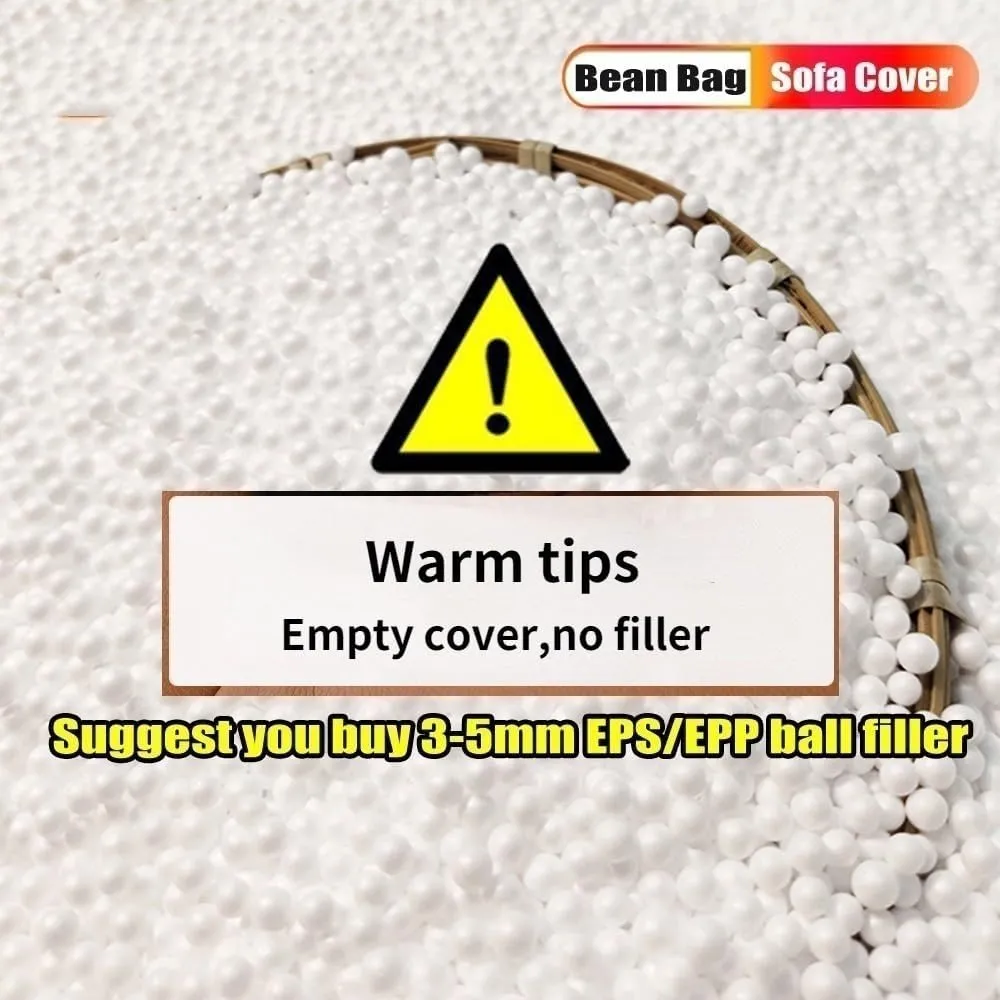 SXBCyan 140x180cm Floating Bean Bag Cover for Swimming Pool with Inner Liner No Filler -Reusable Bean Bag for Swimming- Floating Bean Bags Pouf Cover Home Outdoor Garden Beach Camp(Lightt purple)