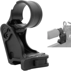 Tactical Fast Optics Riser Scope Mount 30mm Ring for 6X-Mag-1 Aimpoint 3X Magnifier Metal Side Flip Folding Bracket Mount
