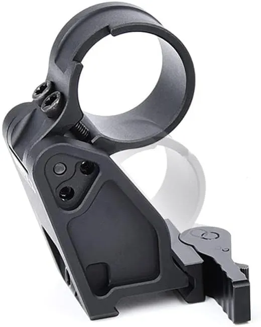 Tactical Fast Optics Riser Scope Mount 30mm Ring for 6X-Mag-1 Aimpoint 3X Magnifier Metal Side Flip Folding Bracket Mount