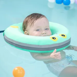 【Tax Free】 Non Inflatable Infant Pool Floats,0-18 Months Baby Boys Girls Swim Float Three-Layer Woven Fabric Cover Double Safety Buckle Pearl-Foam