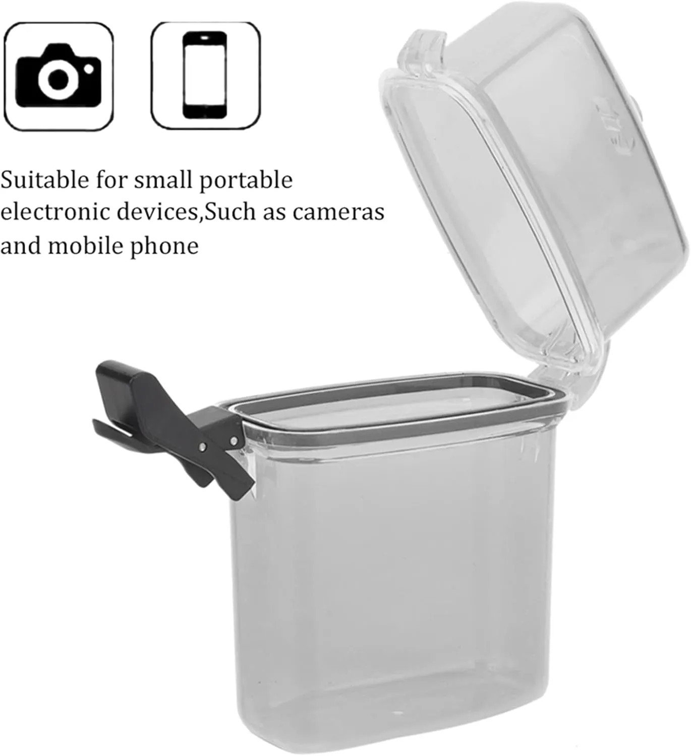 Tbest Boat Dry Bags,Waterproof Phone Pouch,Plastic Transparent Underwater Kayak Sealing Box with Rope Hook for Surfing Canoe Kayak