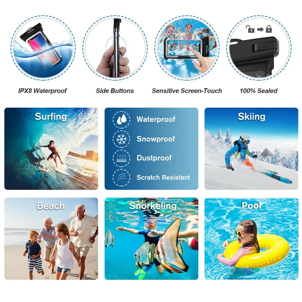 TEGAL Universal Waterproof Phone Pouch Aqua