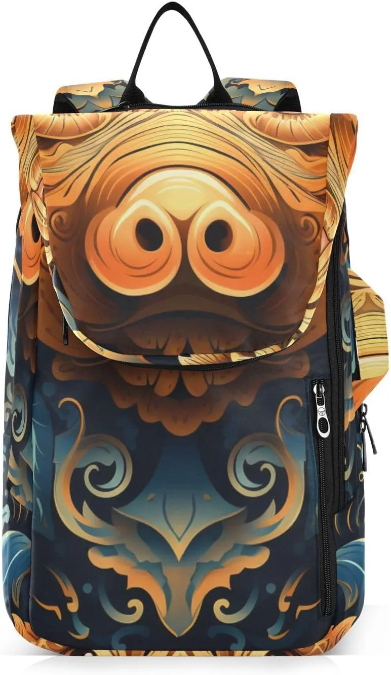 Tennis Bag Tennis Backpack for Women Men, Tennis Bag Holds 2 Rackets, Pickleball Paddles Balls, Badminton Squash, Cute Pig (18)