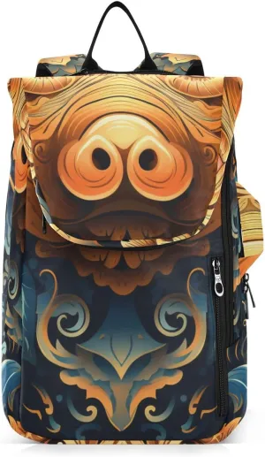 Tennis Bag Tennis Backpack for Women Men, Tennis Bag Holds 2 Rackets, Pickleball Paddles Balls, Badminton Squash, Cute Pig (18)
