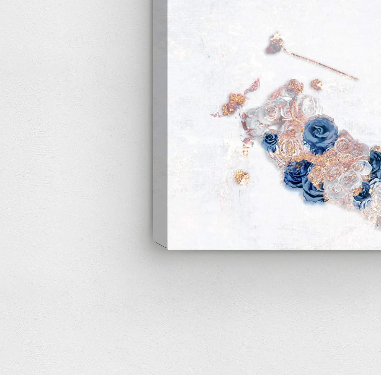 The Oliver Gal Artist Co. Fashion and Glam Wall Art Canvas Prints 'Dreaming of Classic Beauty Navy' Home Décor, 45" x 30"