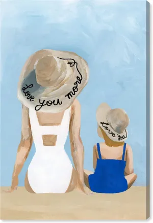 The Oliver Gal Artist Co. Fashion and Glam Wall Art Canvas Prints 'Love You More'