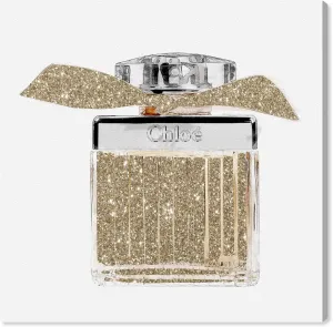 The Oliver Gal Artist Co. Fashion and Glam Wall Art Canvas Prints 'Lovely Sweet Perfume' Home Décor, 16" x 16", Gold, Gray