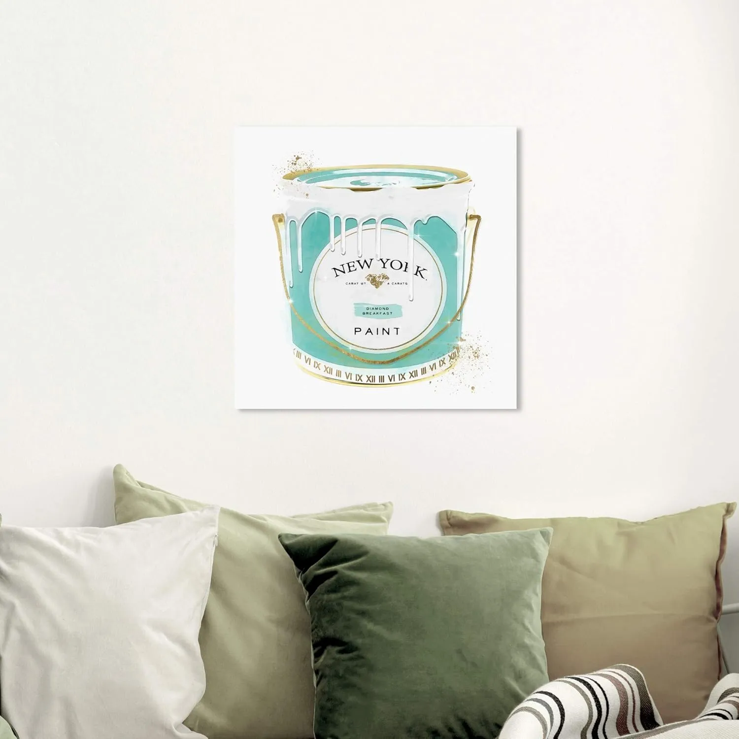 The Oliver Gal Artist Co. Fashion and Glam Wall Art Canvas Prints 'New York Priceless Fashion Paint'