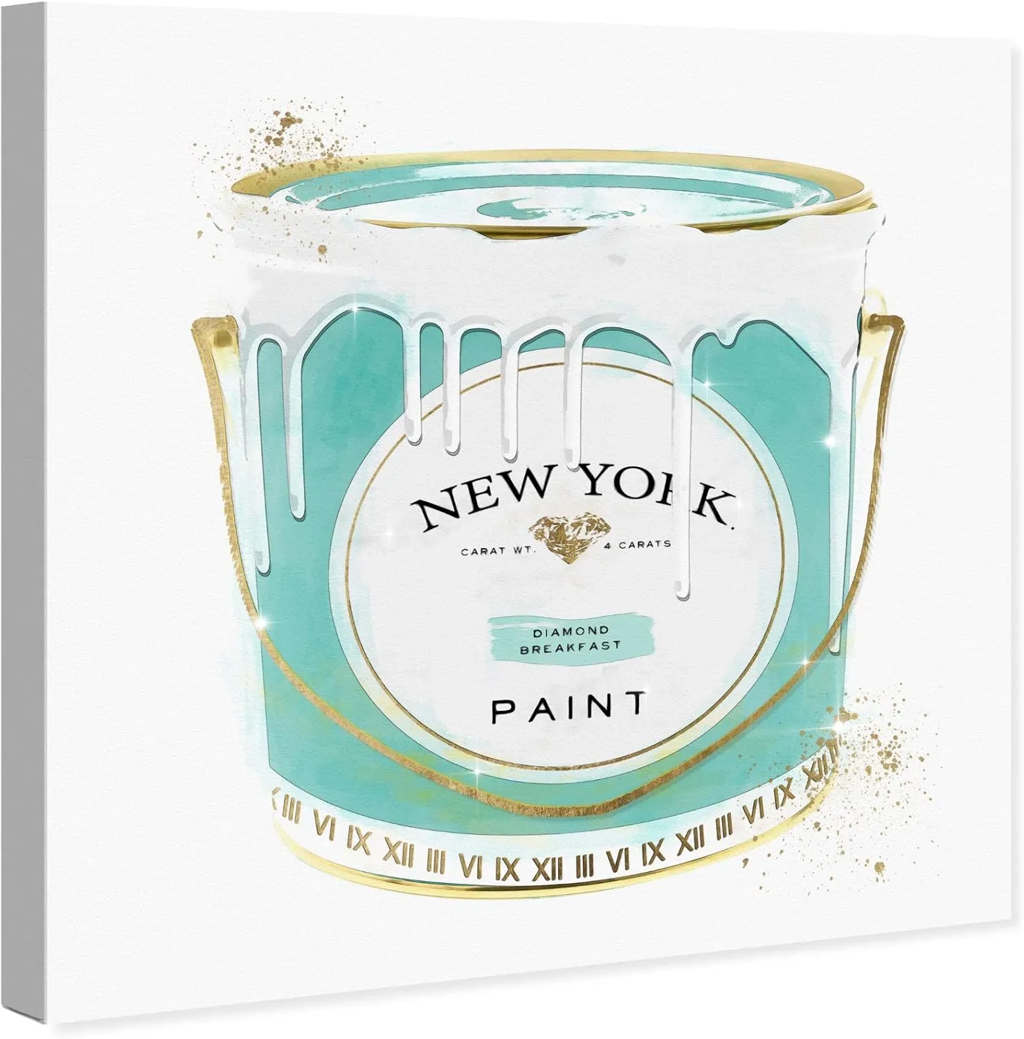 The Oliver Gal Artist Co. Fashion and Glam Wall Art Canvas Prints 'New York Priceless Fashion Paint'