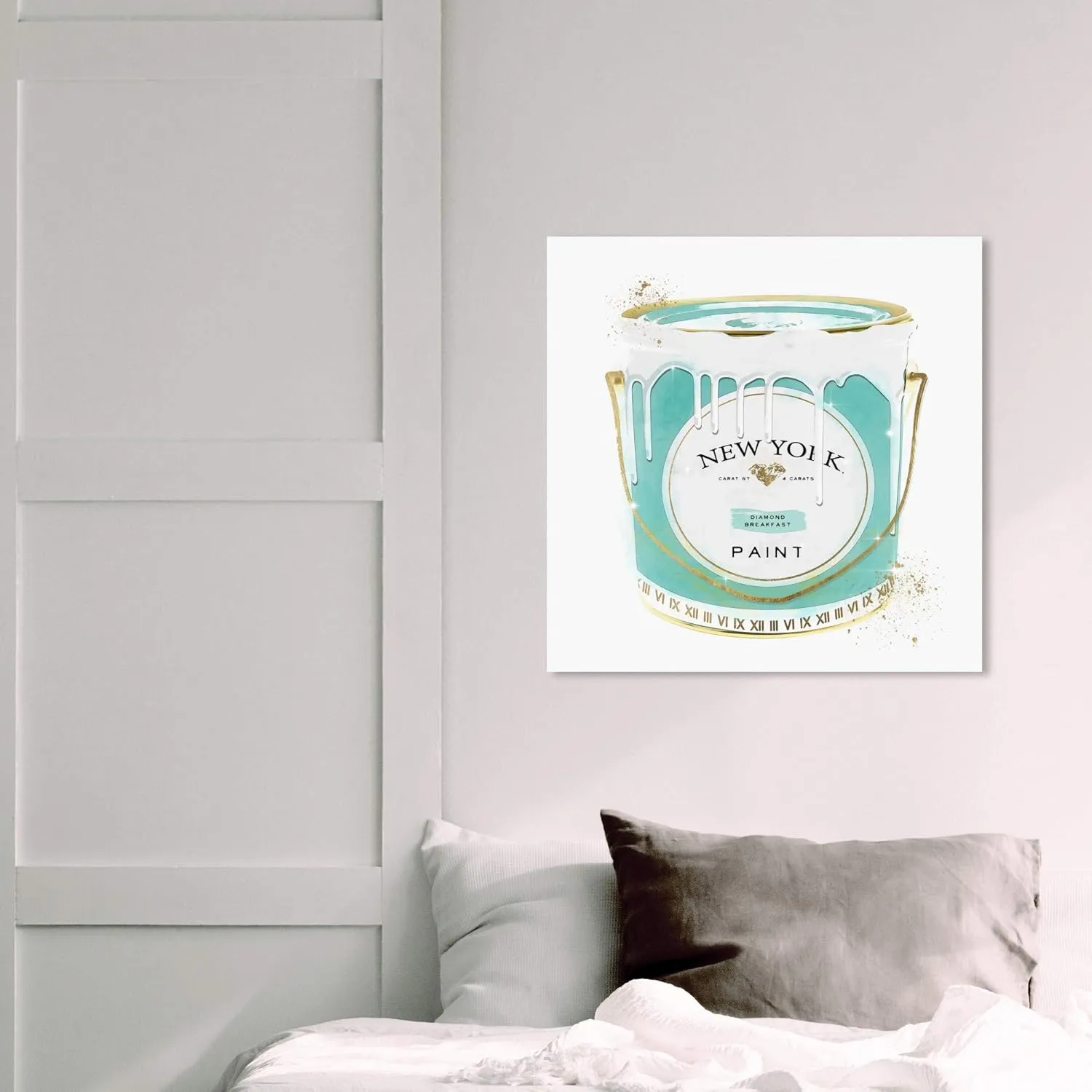 The Oliver Gal Artist Co. Fashion and Glam Wall Art Canvas Prints 'New York Priceless Fashion Paint'