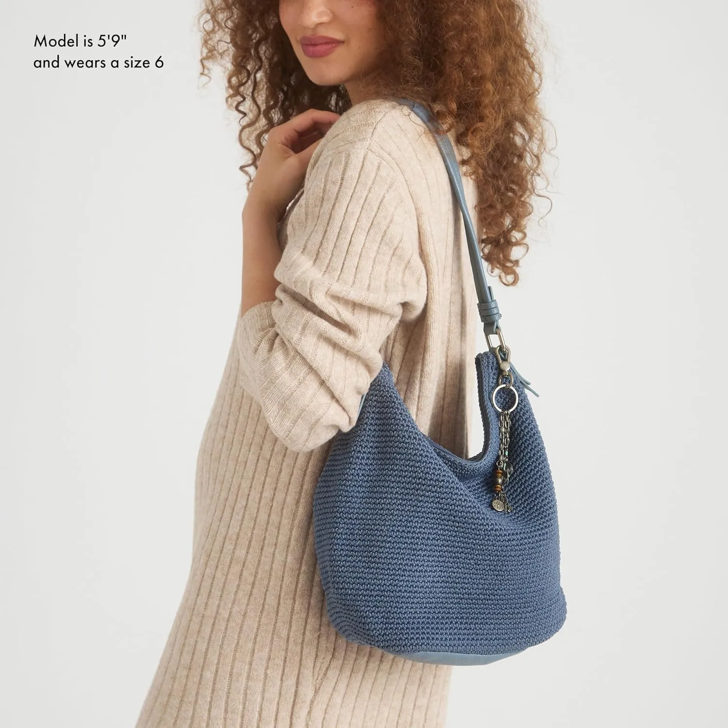 The Sak Sequoia Hobo Bag - Hand Crochet Large Women's Purse for Everyday & Travel - Durable Handbag & Tote With Zipper Pocket