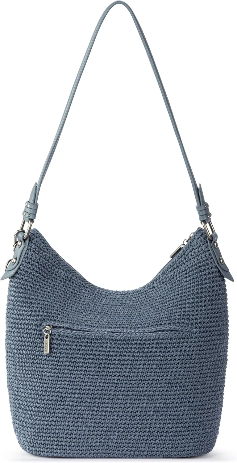 The Sak Sequoia Hobo Bag - Hand Crochet Large Women's Purse for Everyday & Travel - Durable Handbag & Tote With Zipper Pocket