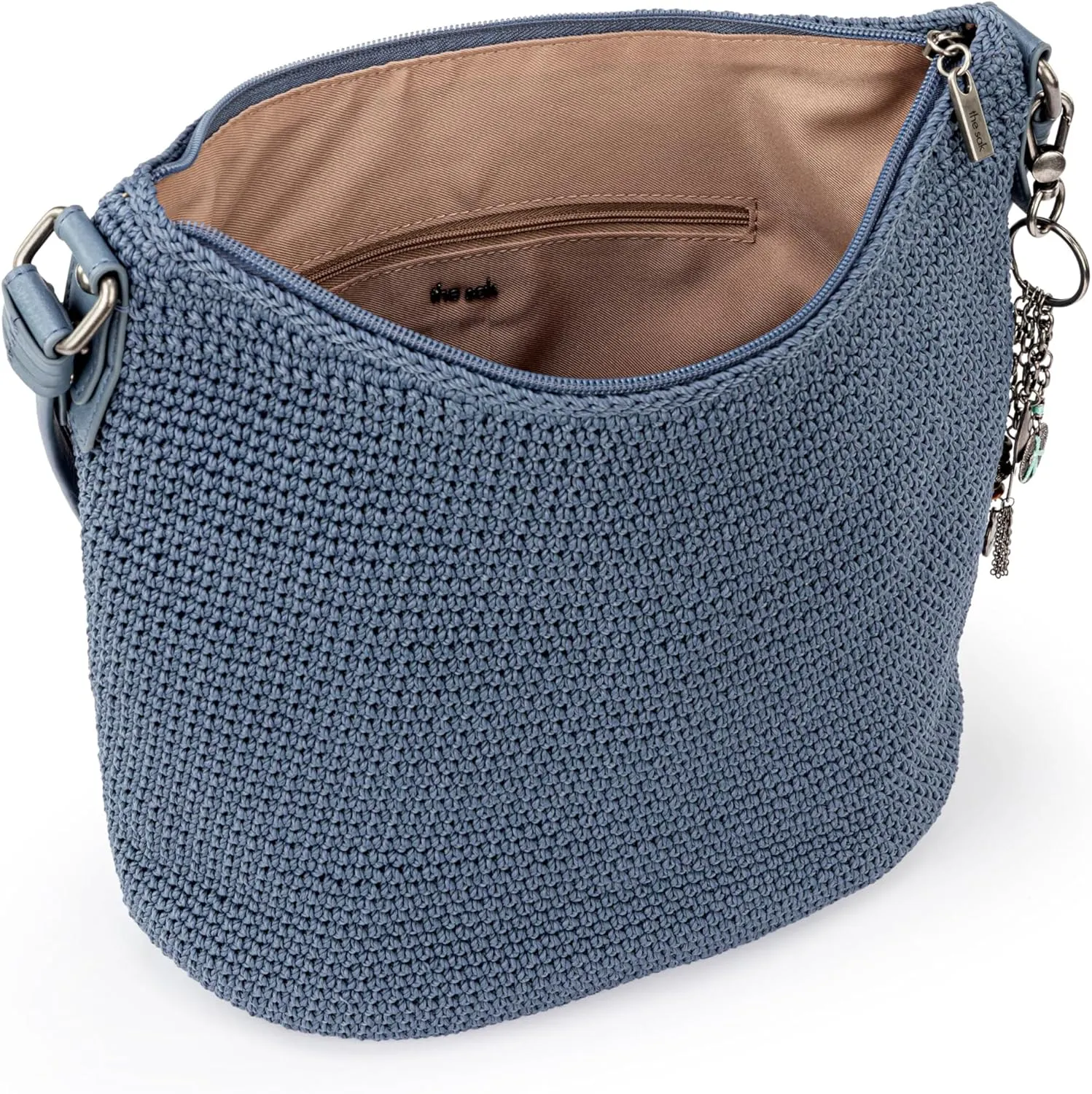 The Sak Sequoia Hobo Bag - Hand Crochet Large Women's Purse for Everyday & Travel - Durable Handbag & Tote With Zipper Pocket