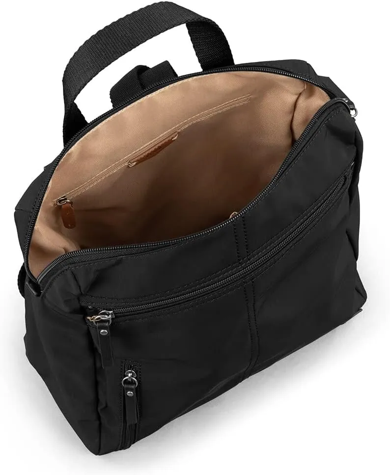 the sak Women's Esperato Recycled Nylon Backpack, Black II, One Size