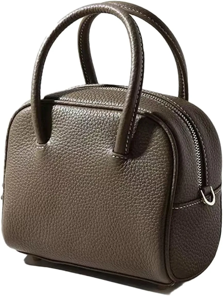 the top Layer Cowhide handbag for women, genuine Leather Pillow tote,Hand-held Crossbody Bag,Daily Use purse