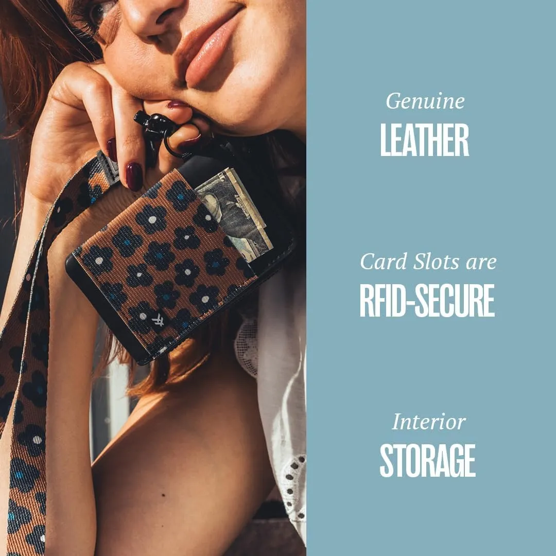 Thread Wallets RFID Blocking Leather Zip Wallet with Card Holder for Men and Women (Scout)